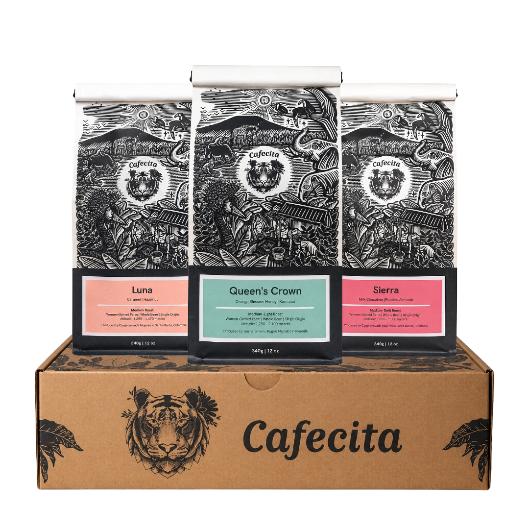 Three Bag Coffee Set – Cafecita Coffee Three Bag Coffee Set – Cafecita Coffee